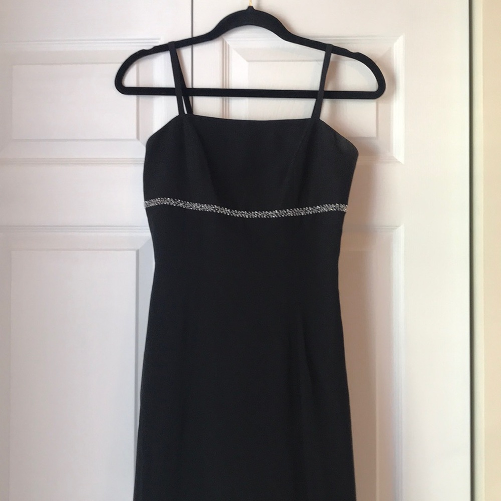 Long black formal dress